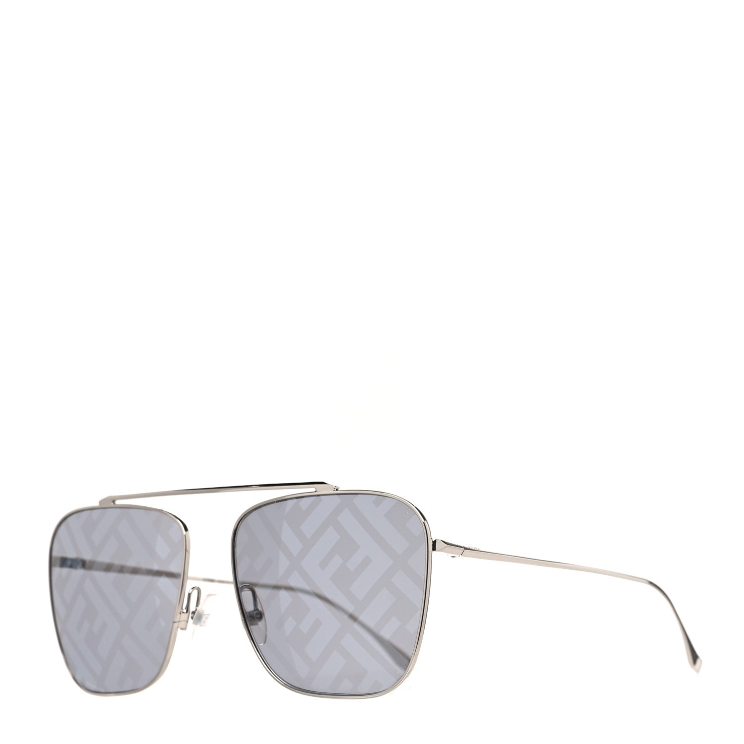 Fendi Metal Aviator Sunglasses FF 0406S Black 1 of 8