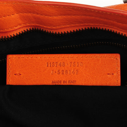 Balenciaga Agneau Classic Hardware City Tangerine 7 of 7