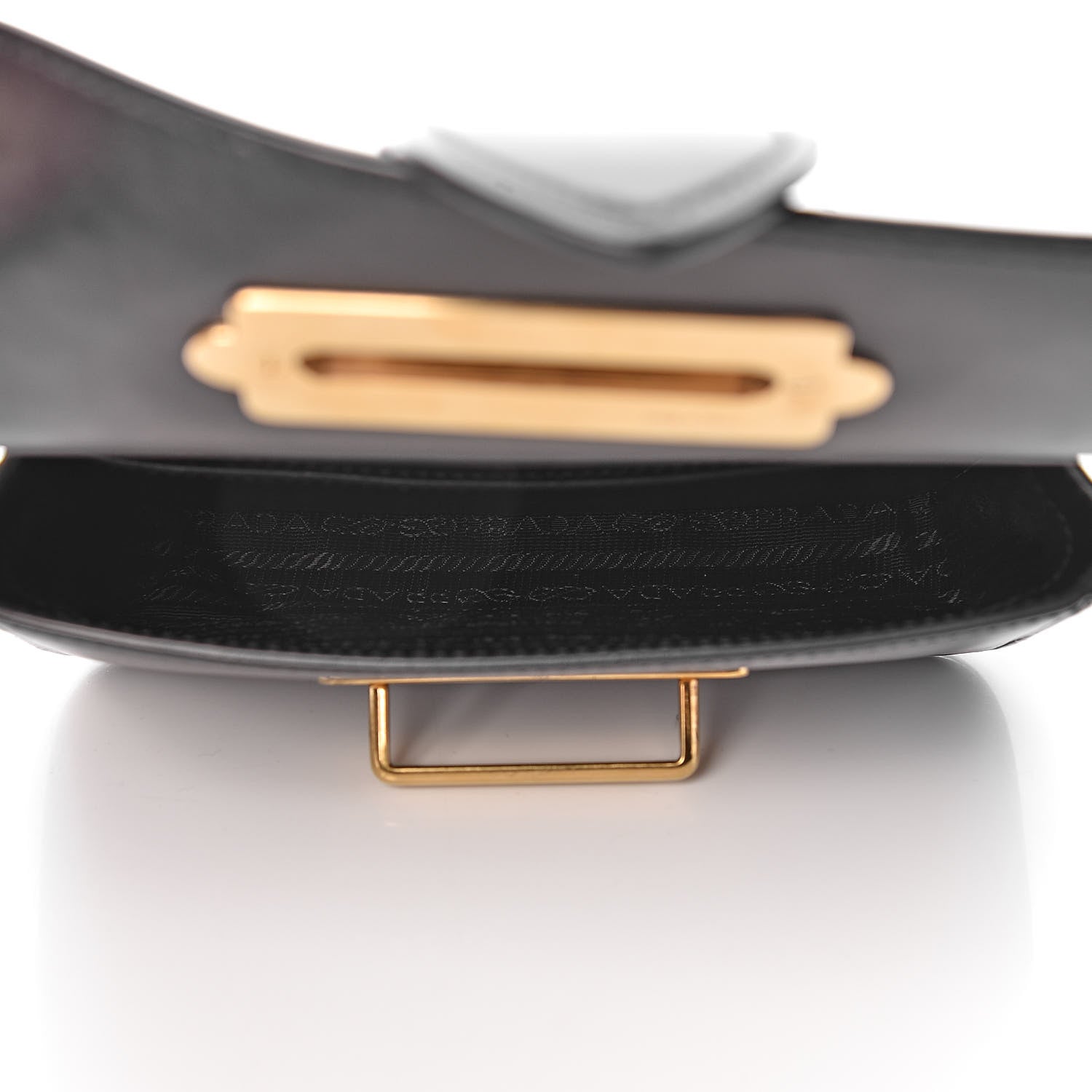 Prada City Calf Cahier Belt Bag Black 5 of 12