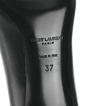 Saint Laurent Calfskin Anja 85 Pumps 37 Black 6 of 9