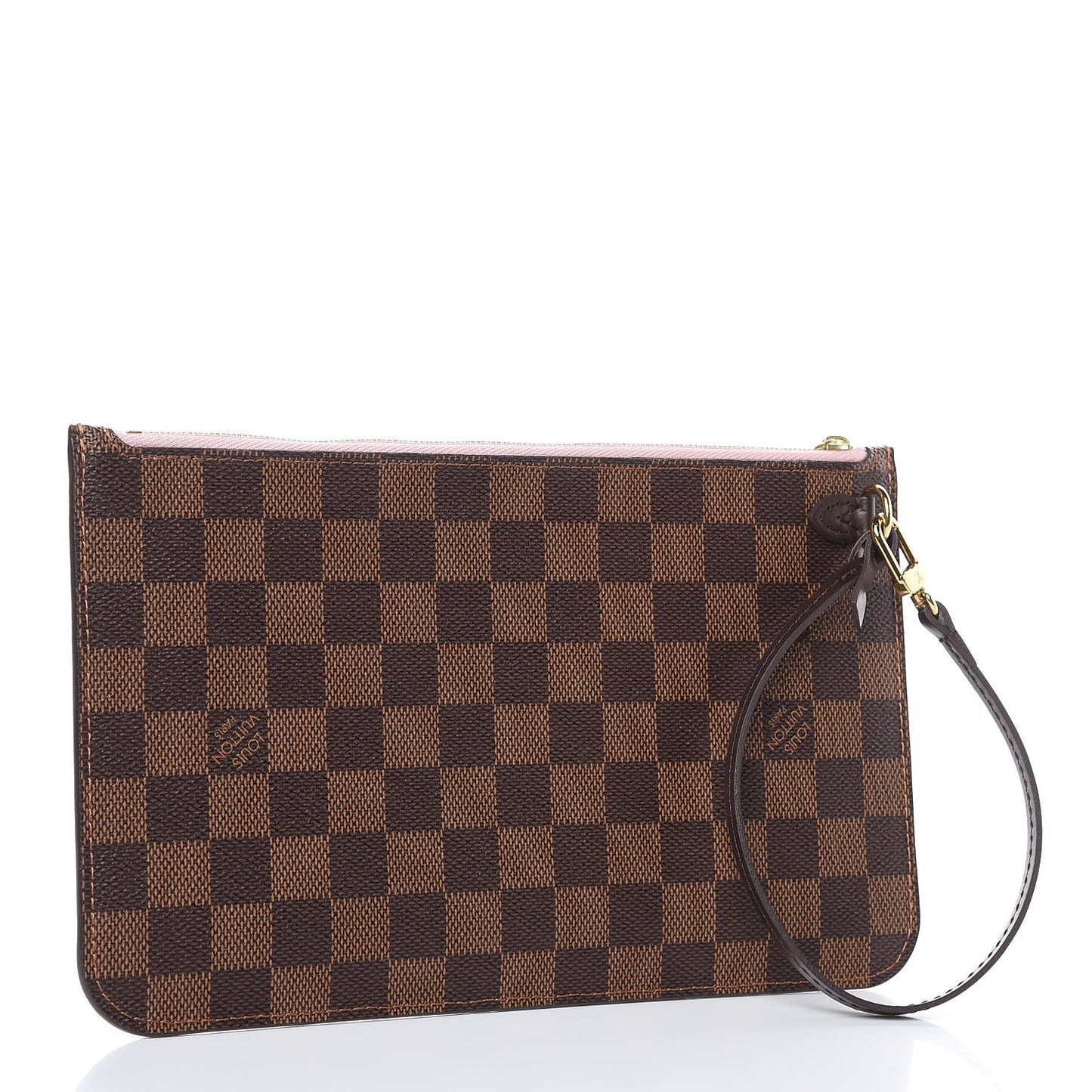 Damier Ebene Neverfull MM GM Pochette Rose Ballerine