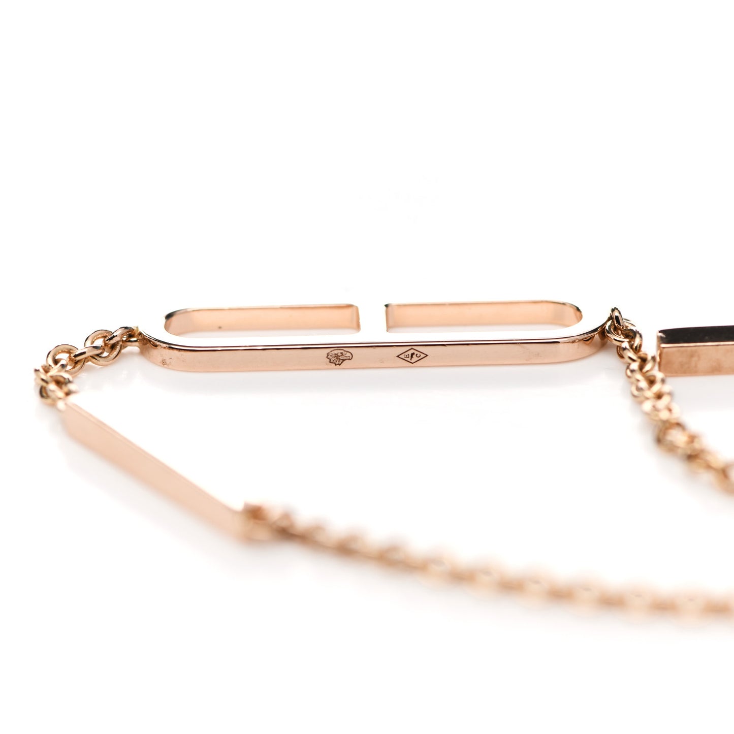 18K Rose Gold PM Ever Chaine D'Ancre Bracelet SH