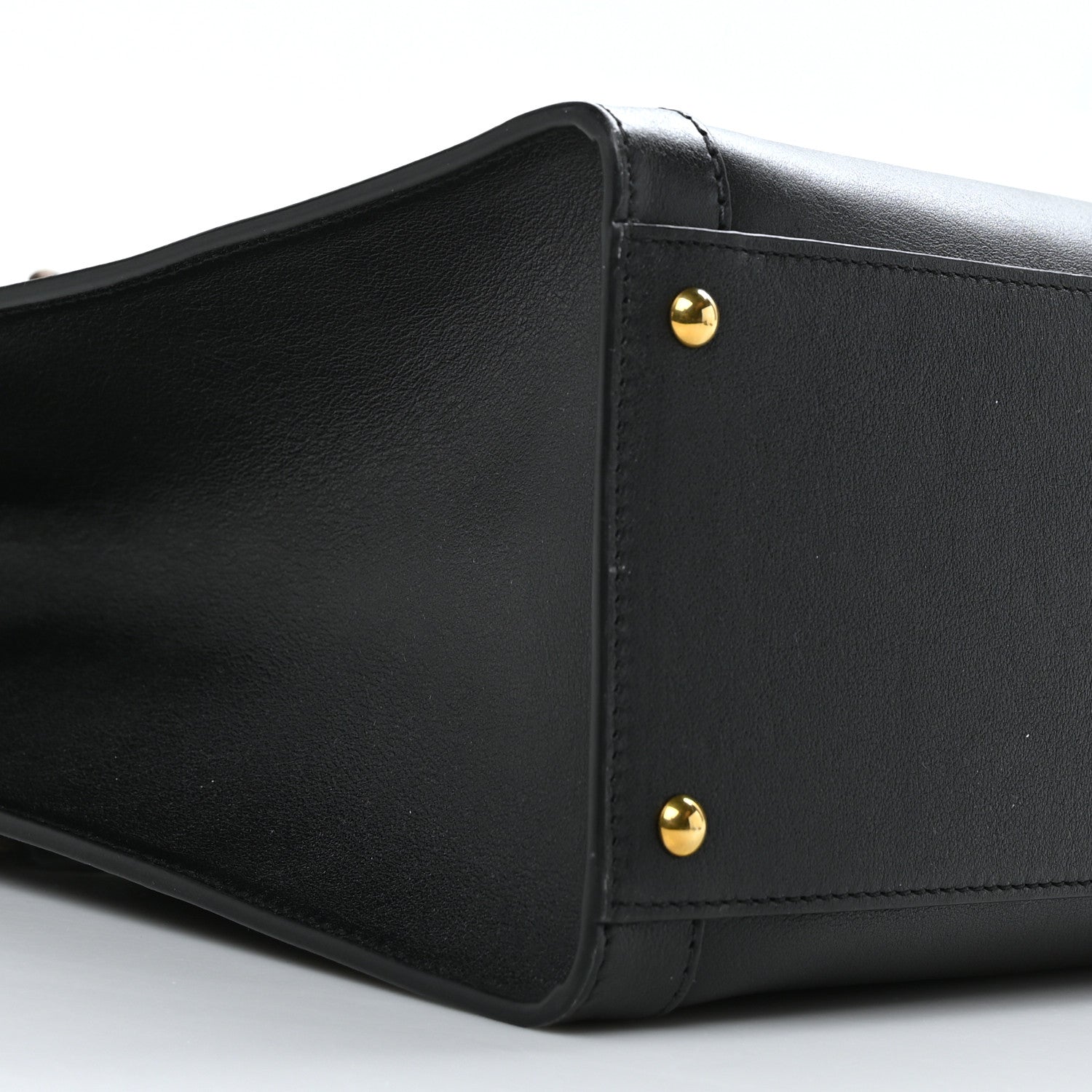 Gucci Calfskin Medium Diana Tote Bag Black Yellow Fluo 10 of 12