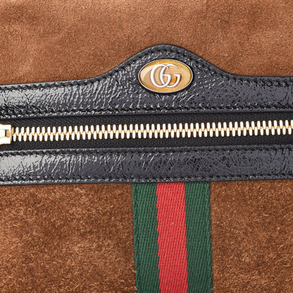 Gucci Suede Small Ophidia Belt Bag 85 34 Brown 8 of 8