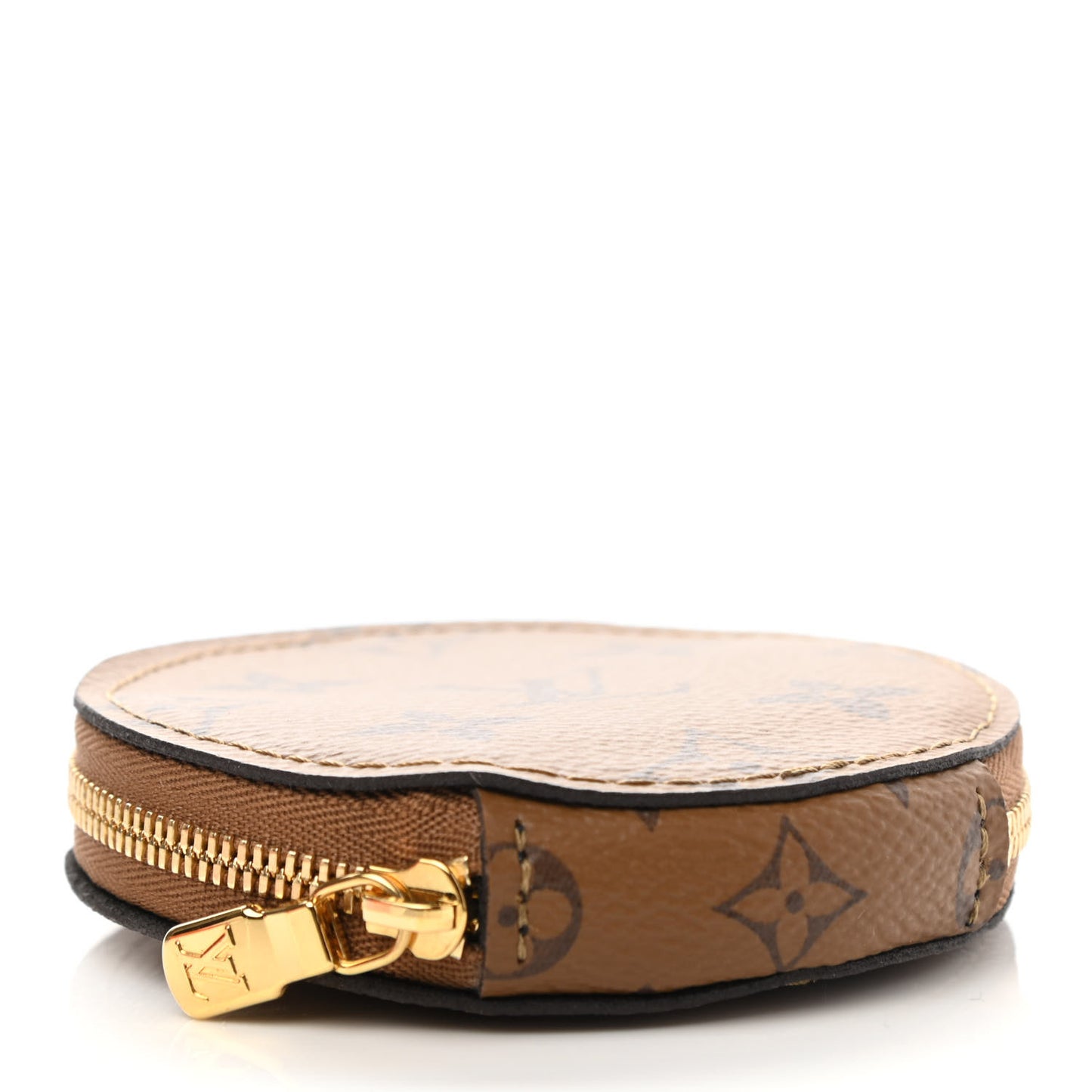 Reverse Monogram Bandouliere Round Coin Purse