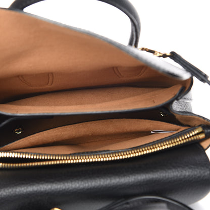 MCM Grained Calfskin Mini Milla Tote Phantom Grey 6 of 11