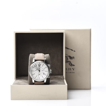 Burberry Stainless Steel Calfskin 42mm Chronograph Quartz Watch BU7816 11 of 11