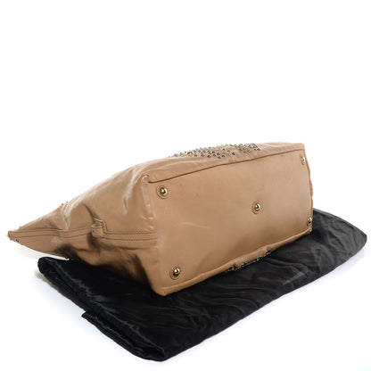 Saint Laurent Calfskin Studded Sac Y Rock Beige 4 of 8