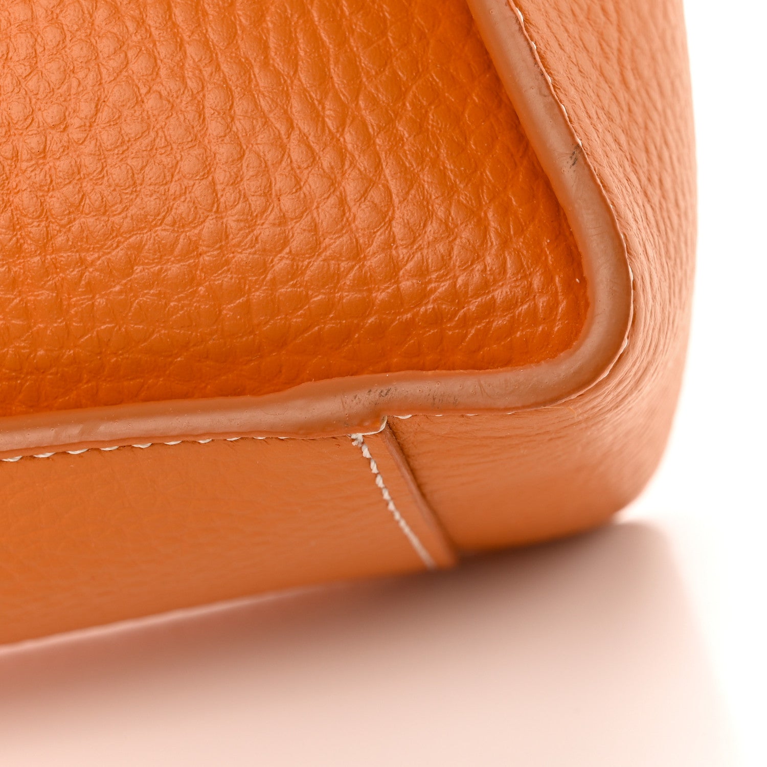 Stella McCartney Grainy Alter Mat Perforated Logo Mini Crossbody Orange 16 of 16