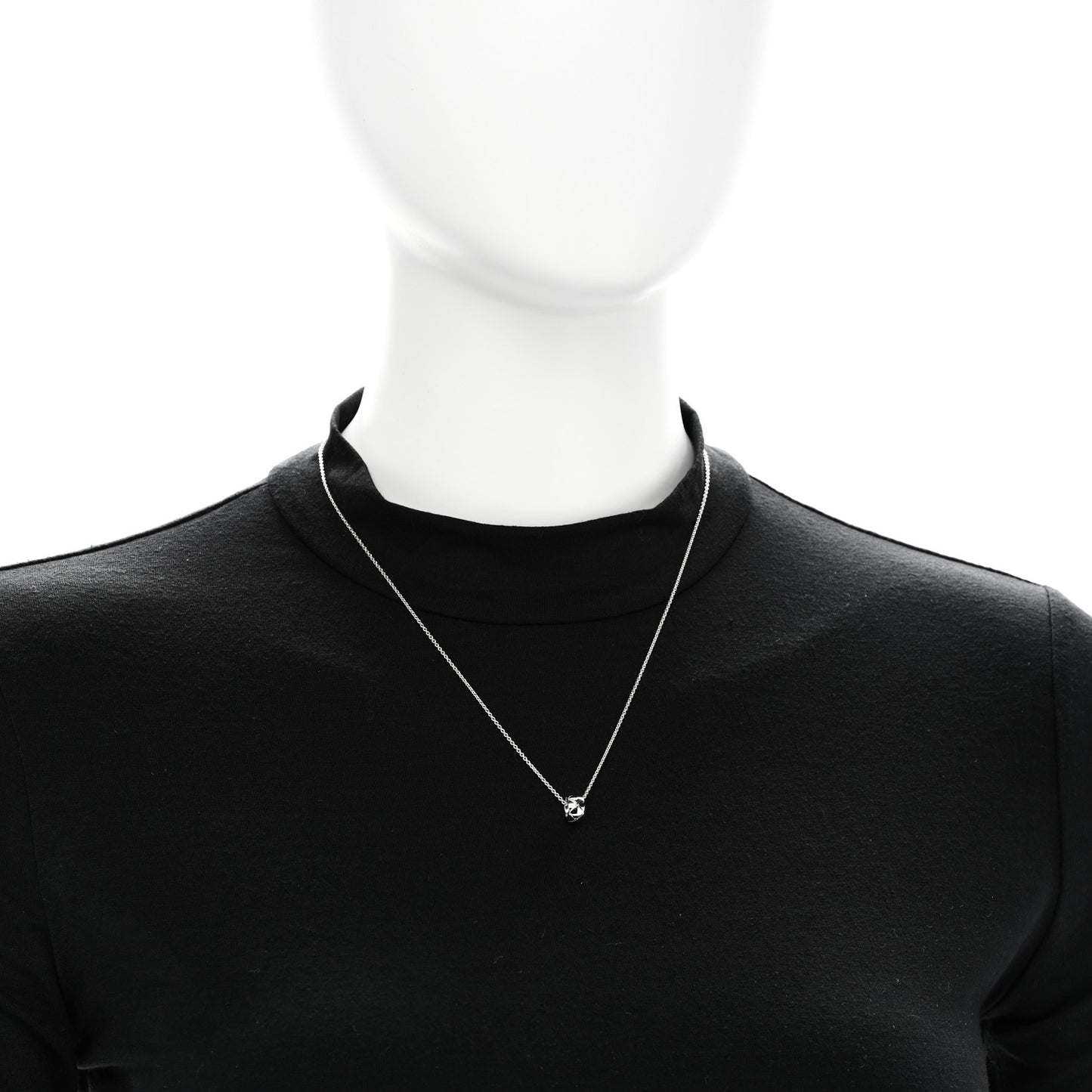 18K White Gold Coco Crush Pendant Necklace