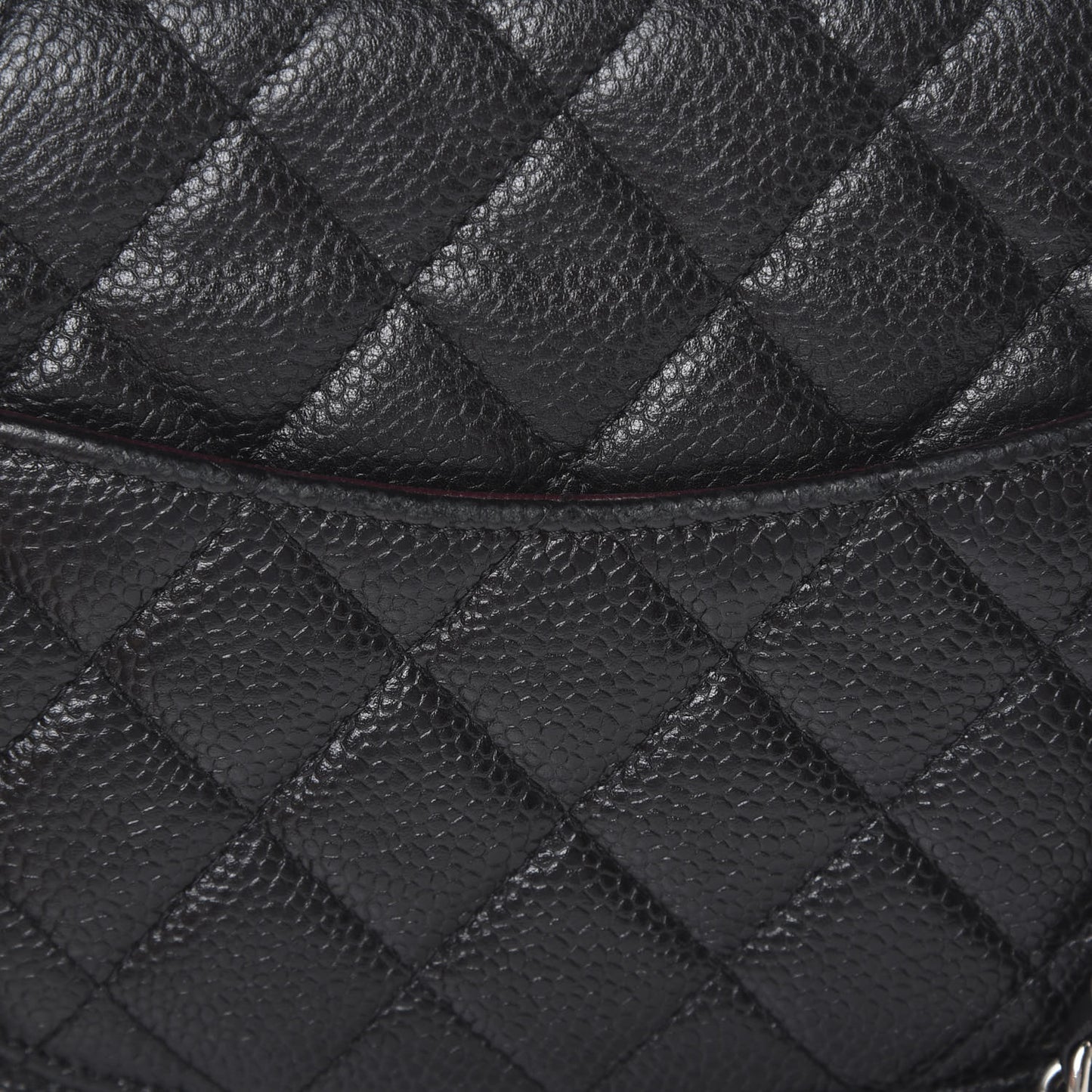 Caviar Quilted Mini Rectangular Flap Black