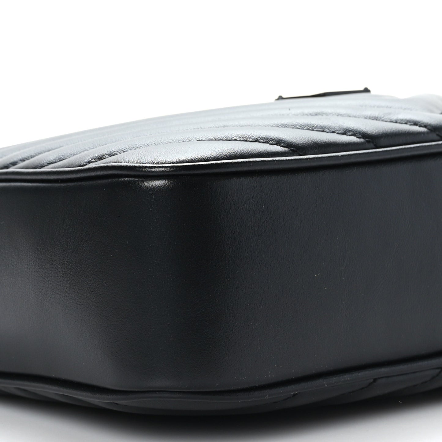 Calfskin Matelasse Monogram Monochrome Lou Camera Bag Black