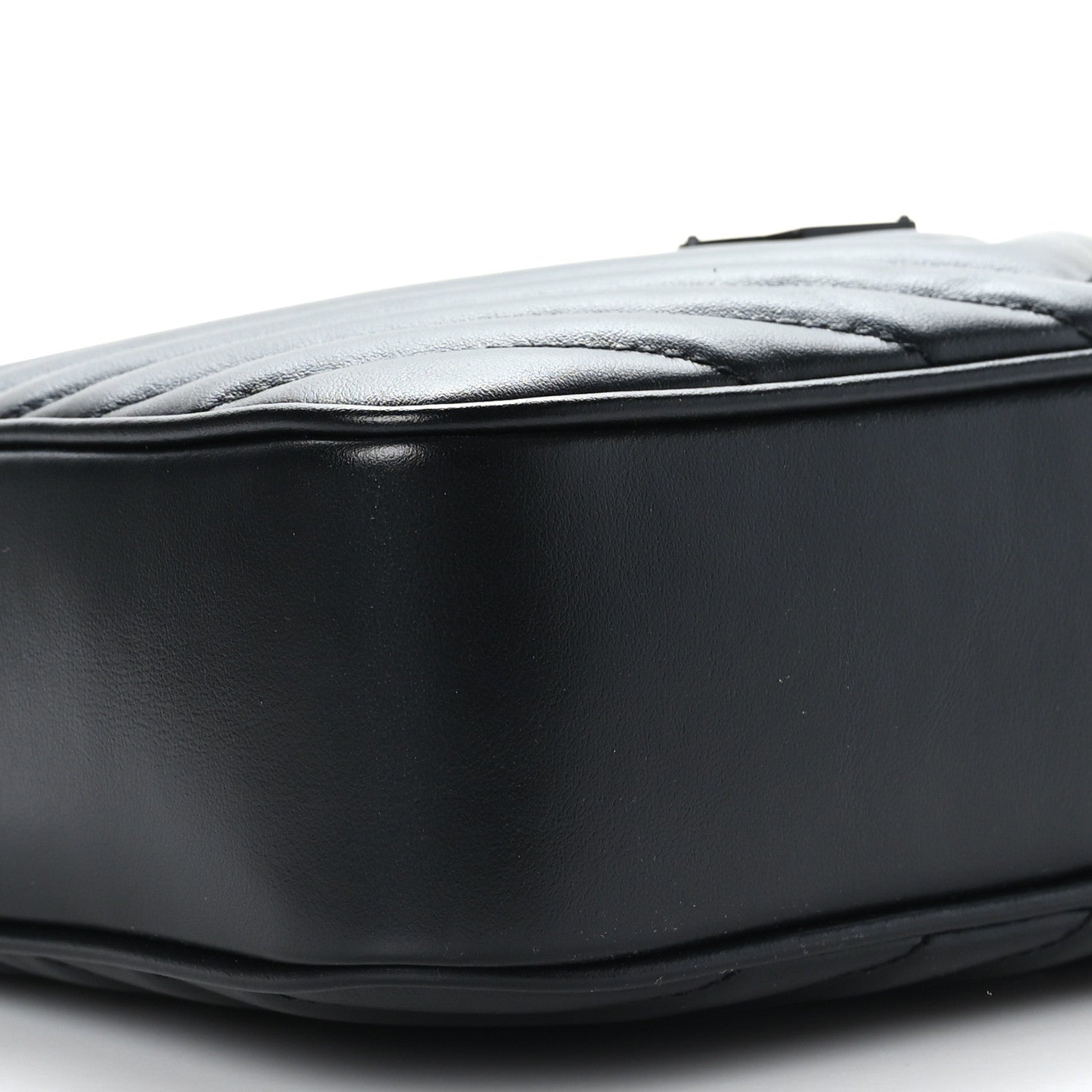 Saint Laurent Calfskin Matelasse Monogram Monochrome Lou Camera Bag Black 9 of 10