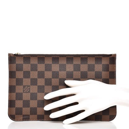 Louis Vuitton Damier Ebene Neverfull MM GM Pochette 2 of 7