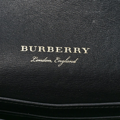 Burberry House Check Bridle Calfskin Small Madison Buckle Bag Tan 6 of 11
