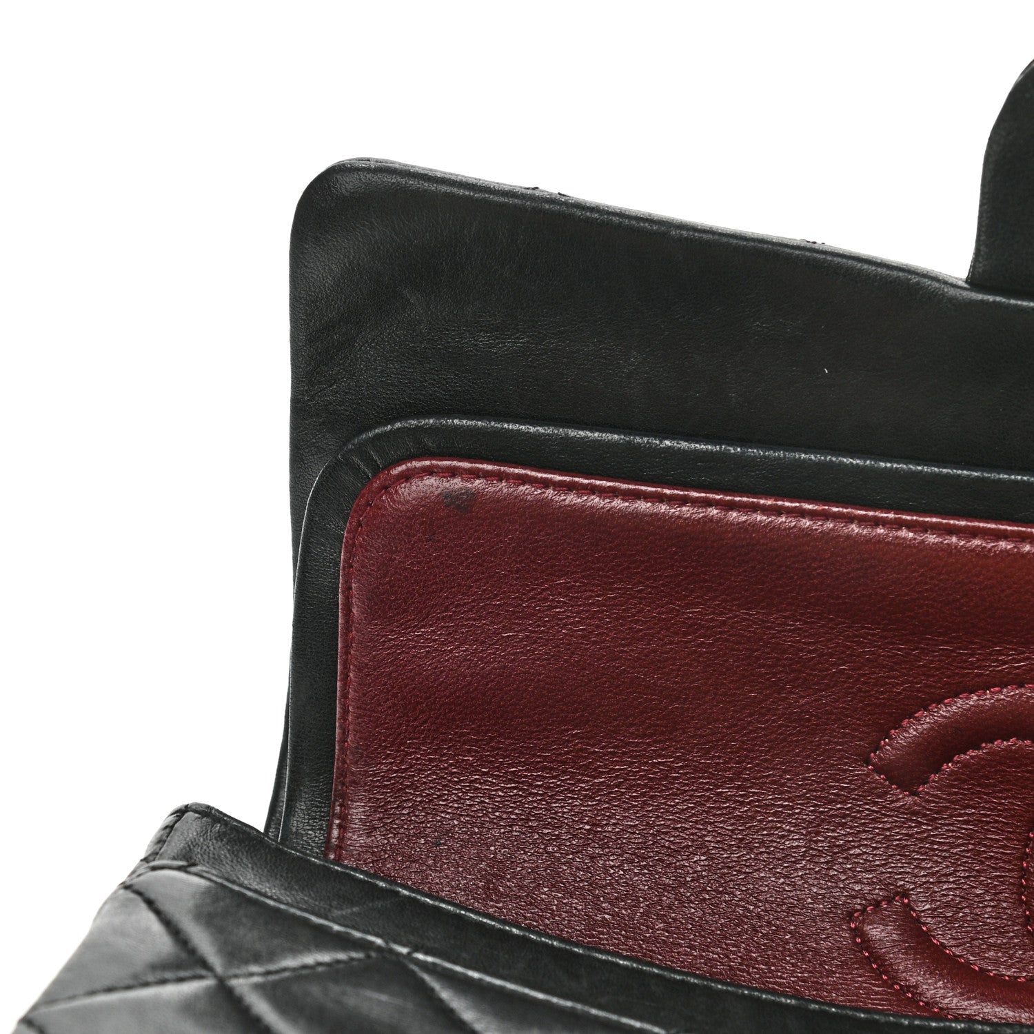 Chanel Lambskin Quilted Small Double Flap Black 17 of 18