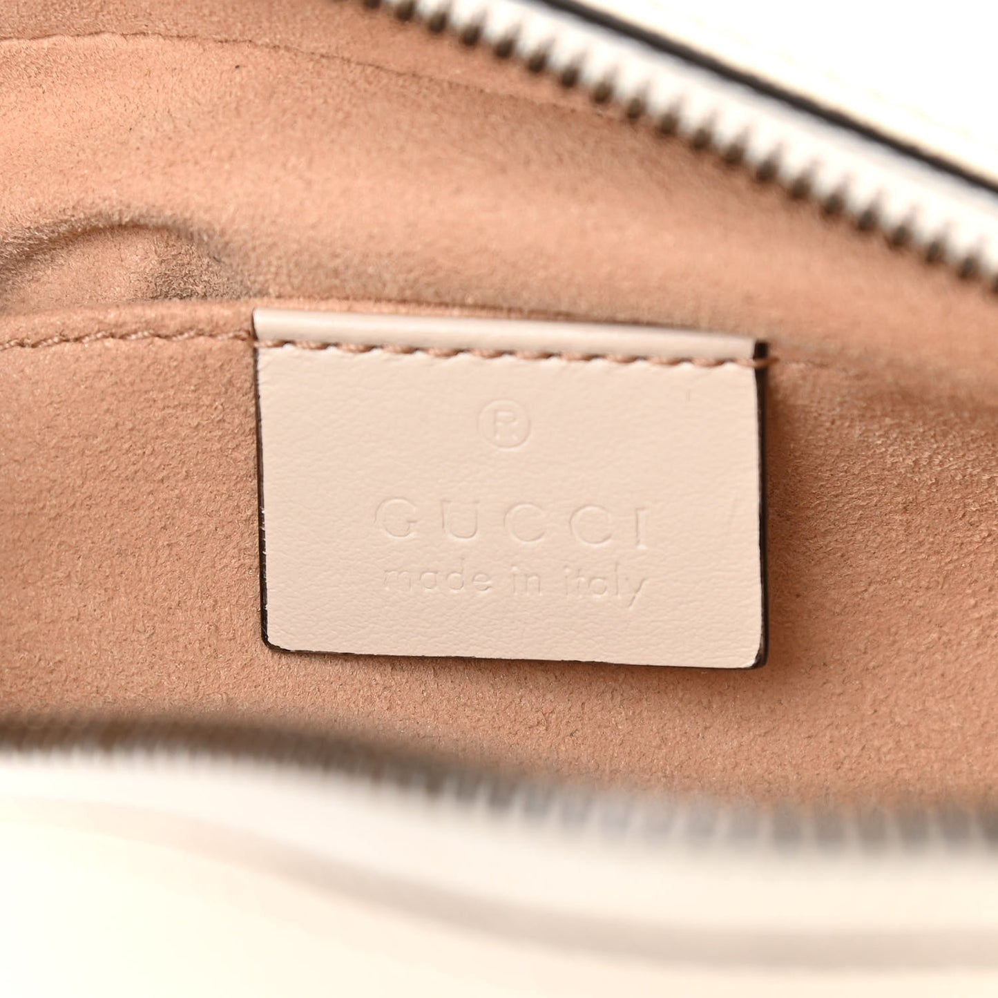Calfskin Matelasse Small GG Marmont Chain Shoulder Bag White