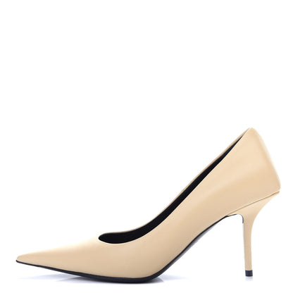 Balenciaga Nappa Square Knife 80mm Pumps 37.5 Beige 1 of 11