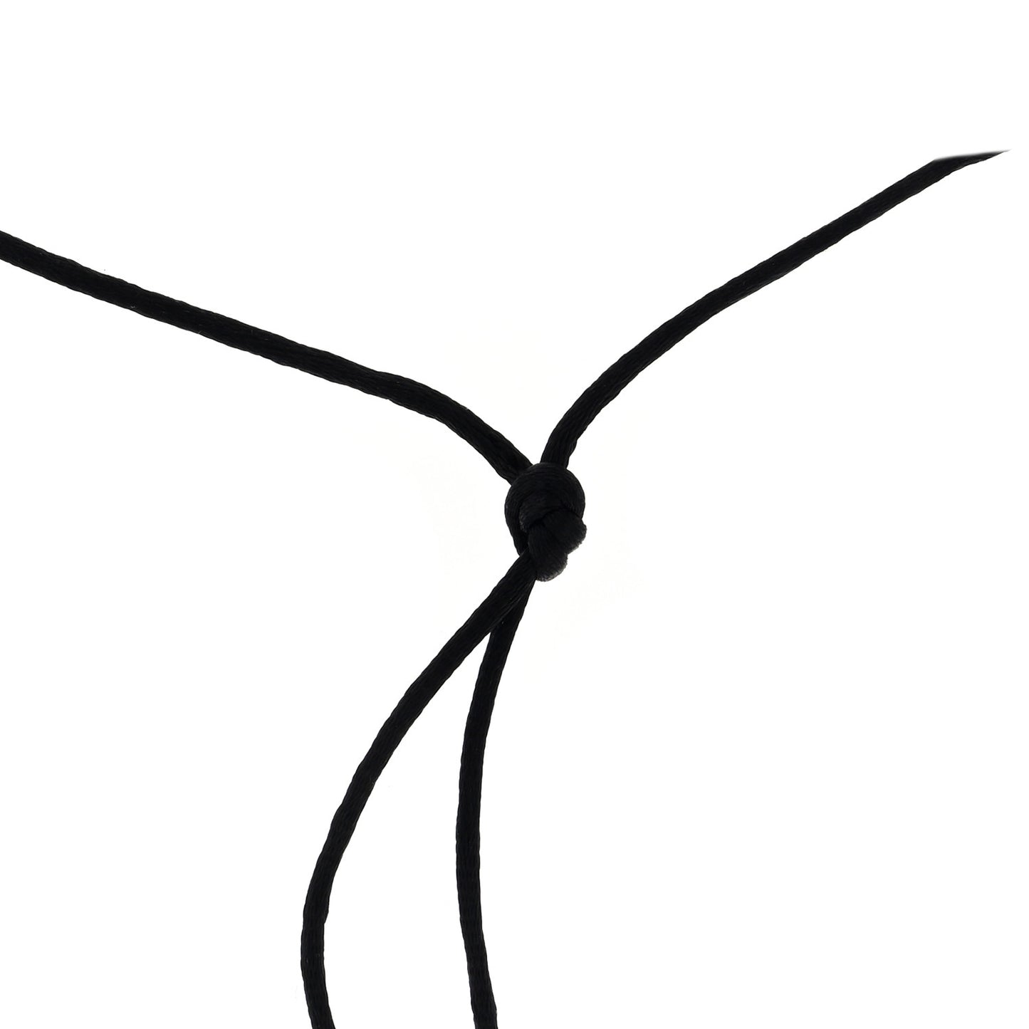 18K Yellow Gold Elsa Peretti Eternal Circle Pendant Cord Necklace