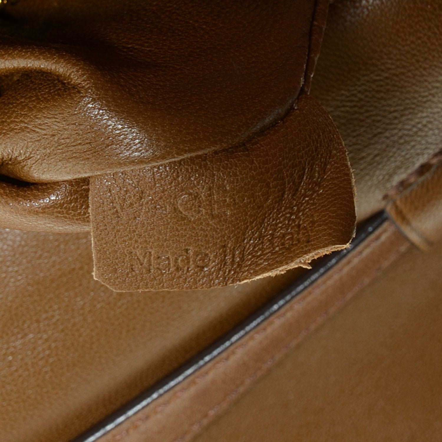 Celine Smooth Calfskin Small Classic Box Flap Bag Camel 8 of 8