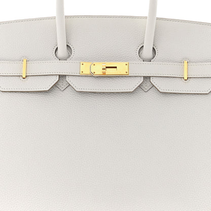 Hermes Togo Birkin 35 Gris Pale 8 of 11