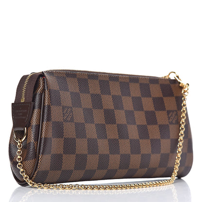 Louis Vuitton Damier Ebene Eva Clutch 3 of 10