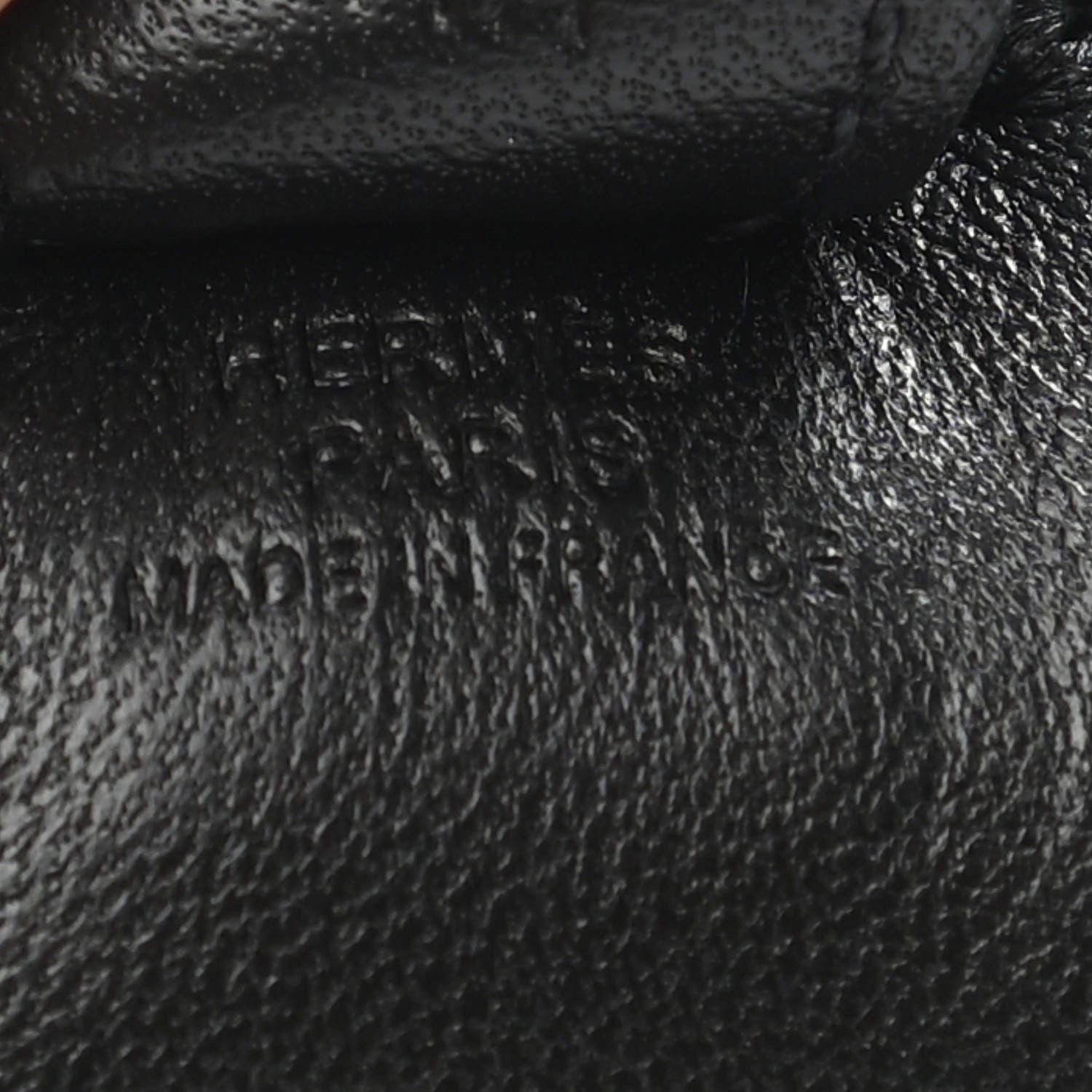 Hermes Milo Lambskin Grigri Rodeo Horse Bag Charm PM So Black 4 of 4