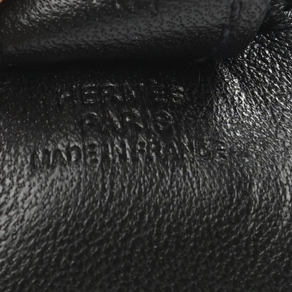 Hermes Milo Lambskin Grigri Rodeo Horse Bag Charm PM So Black 4 of 4