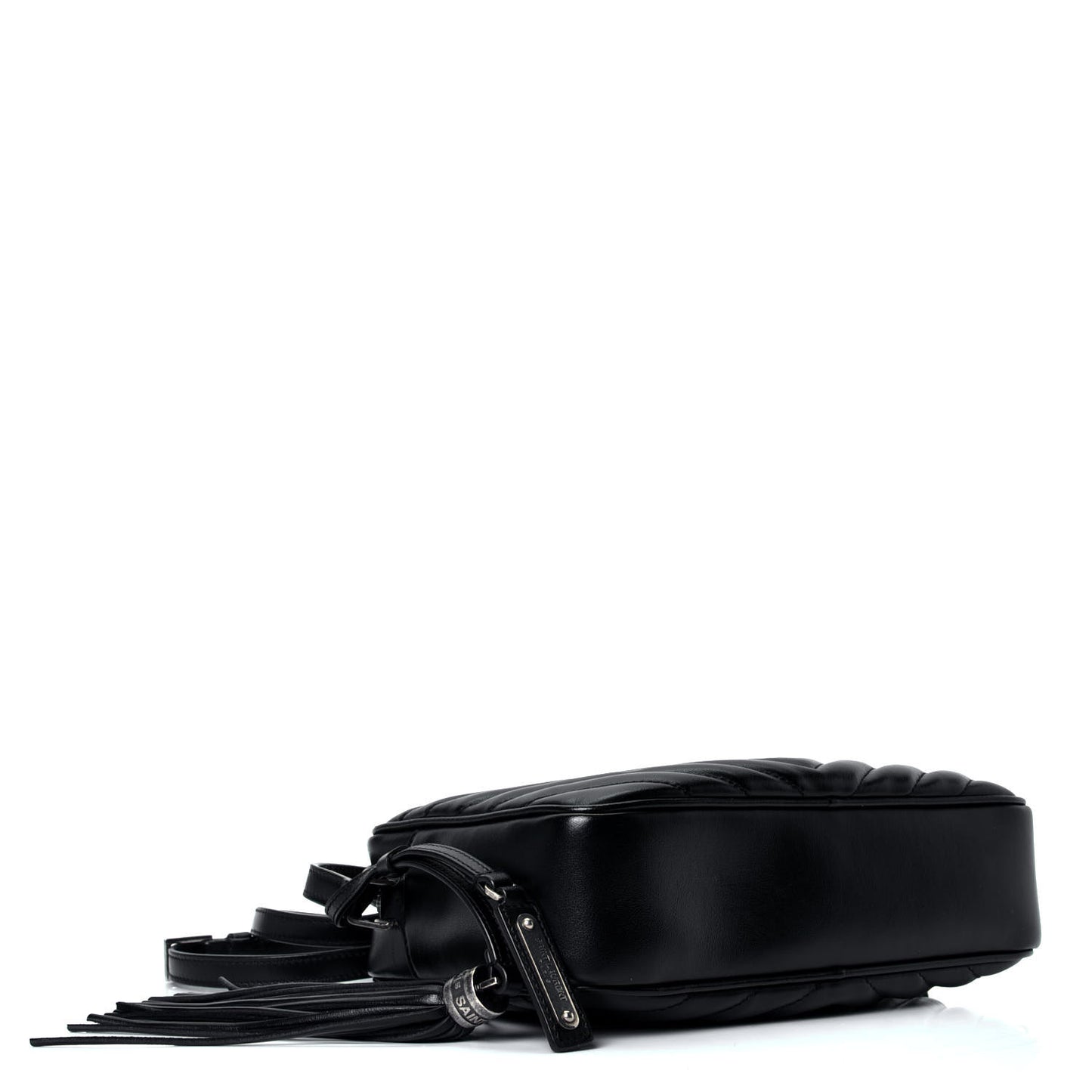 Calfskin Matelasse Monogram Lou Camera Bag Black