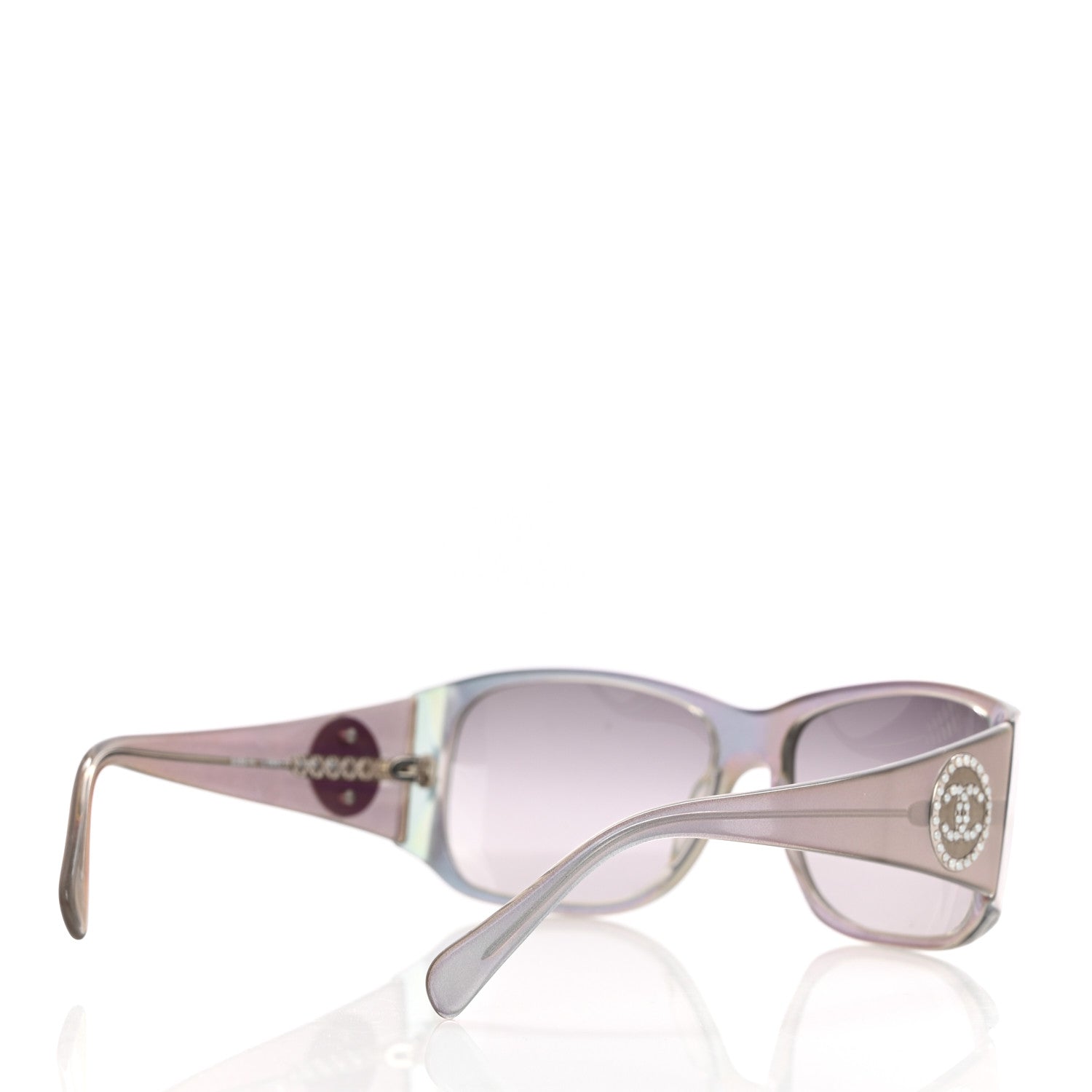 Chanel Acetate Iridescent Pearl CC Sunglasses 5083-H 4 of 8