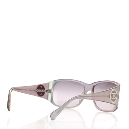 Chanel Acetate Iridescent Pearl CC Sunglasses 5083-H 4 of 8