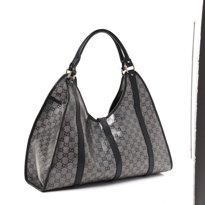Gucci Crystal Monogram Large Joy Shoulder Bag Black 3 of 16