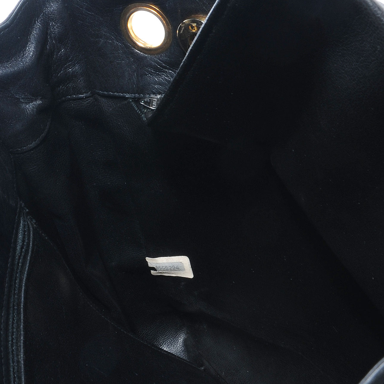 Lambskin Shopping Tote Black
