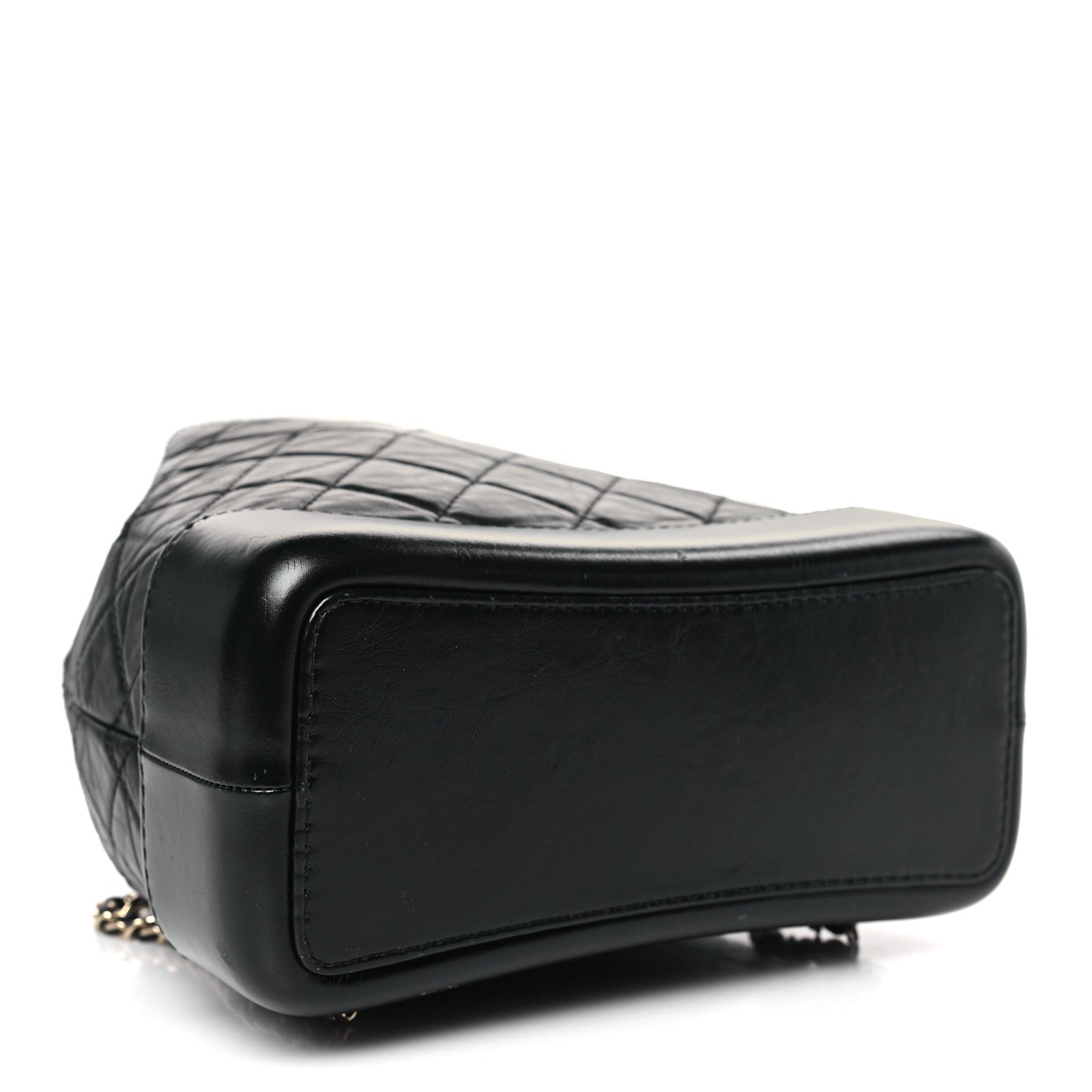 Chanel Aged Calfskin Quilted Small Gabrielle Backpack Black 5 of 10