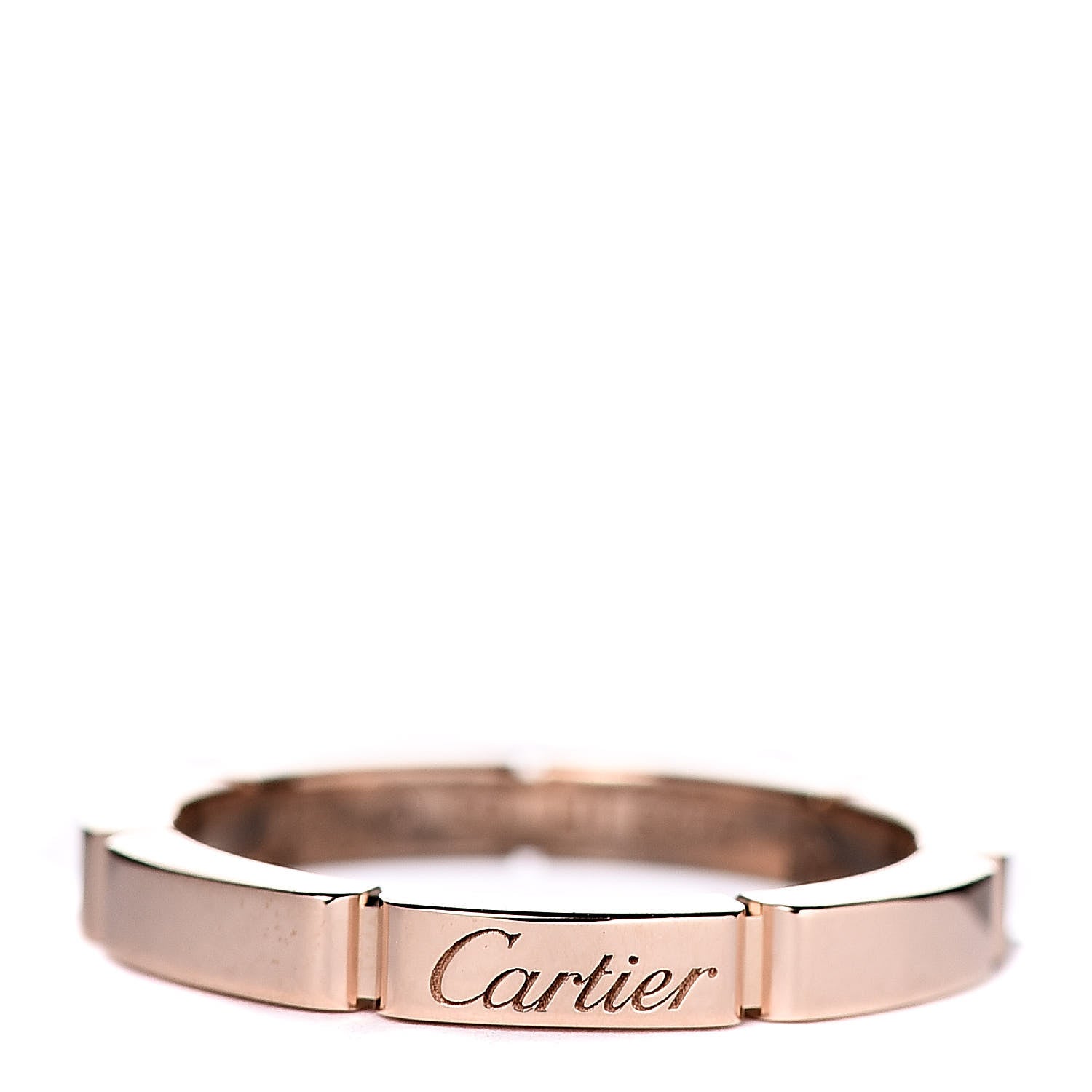 Cartier 18K Pink Gold 2.5mm Maillon Panthere Wedding Band Ring 50 5.25 1 of 4