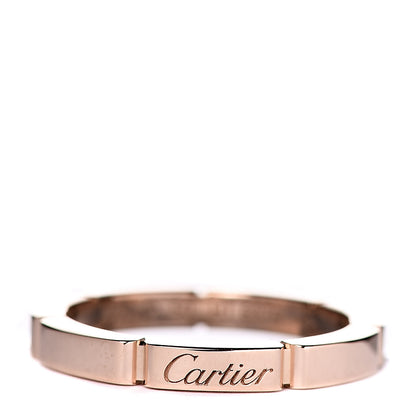 Cartier 18K Pink Gold 2.5mm Maillon Panthere Wedding Band Ring 50 5.25 1 of 4