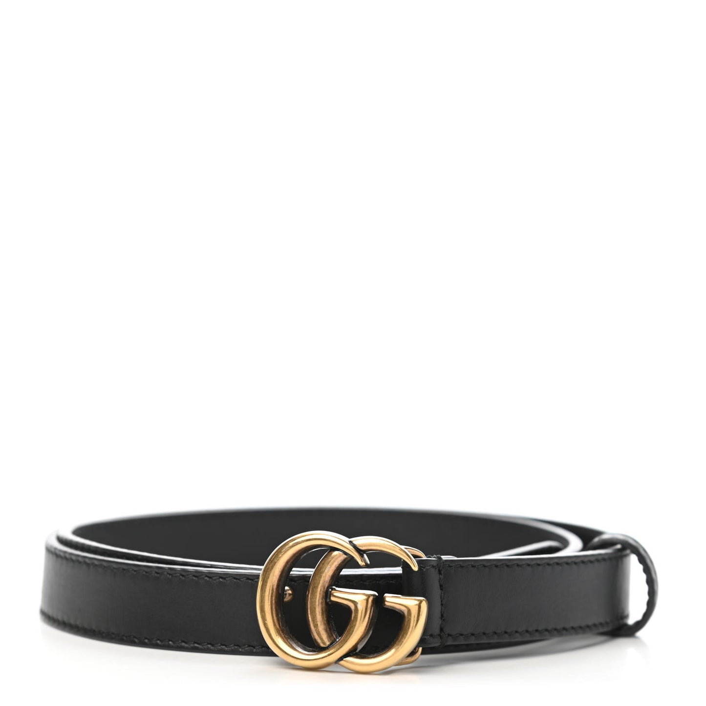 Calfskin Double G 20mm Belt 80 32 Black