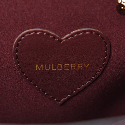 Mulberry Calfskin Studded Medium Cara Delevingne Convertible Satchel Oxblood 6 of 9