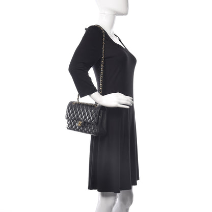 Chanel Caviar Quilted Medium Double Flap Black 2 of 17