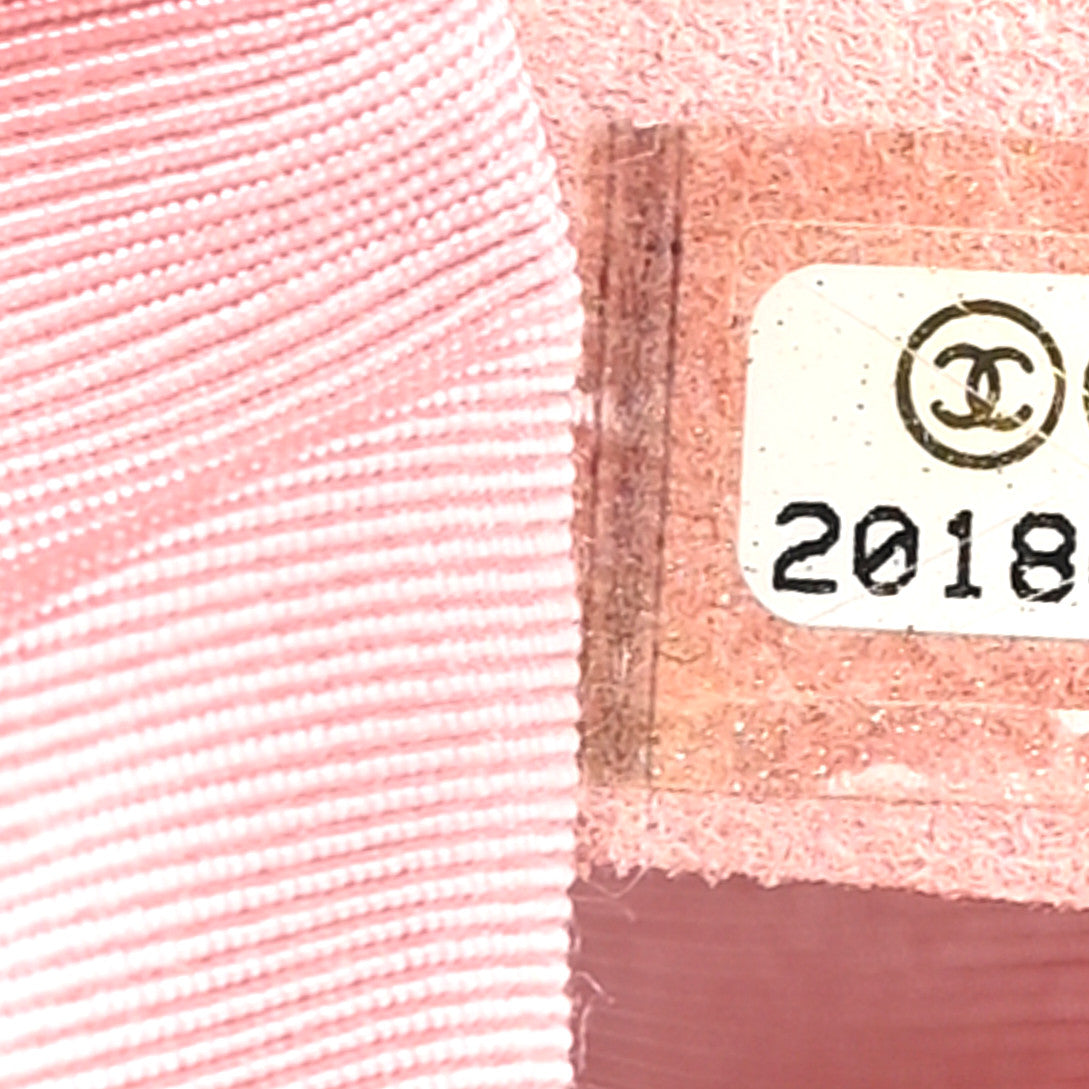 Chanel Tweed Braid Mini Reissue Square Flap Pink White 6 of 11
