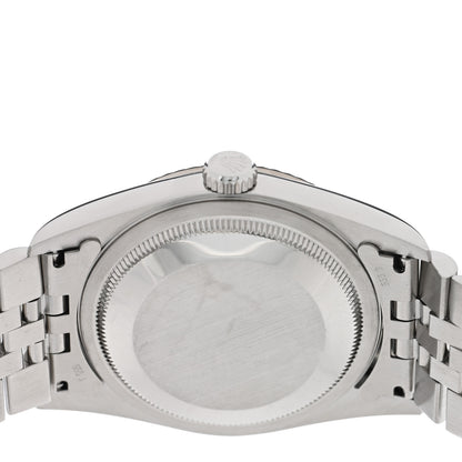 Rolex Stainless Steel 18K White Gold 36mm Oyster Perpetual Datejust Watch Silver 16234 4 of 4