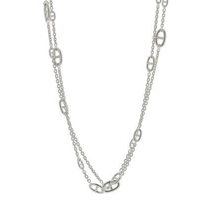 Hermes Sterling Silver Farandole Necklace 160 1 of 5