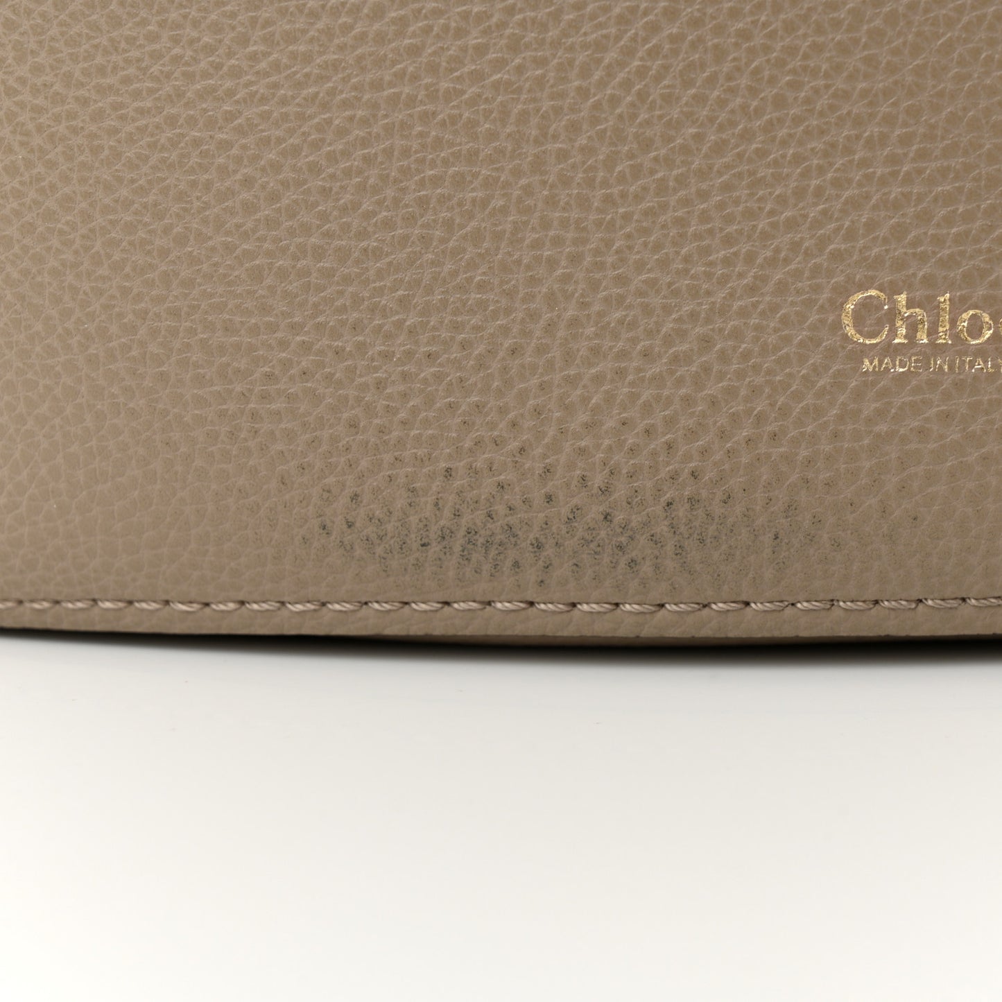 Smooth Grained Calfskin Medium Aby Tote Motty Grey