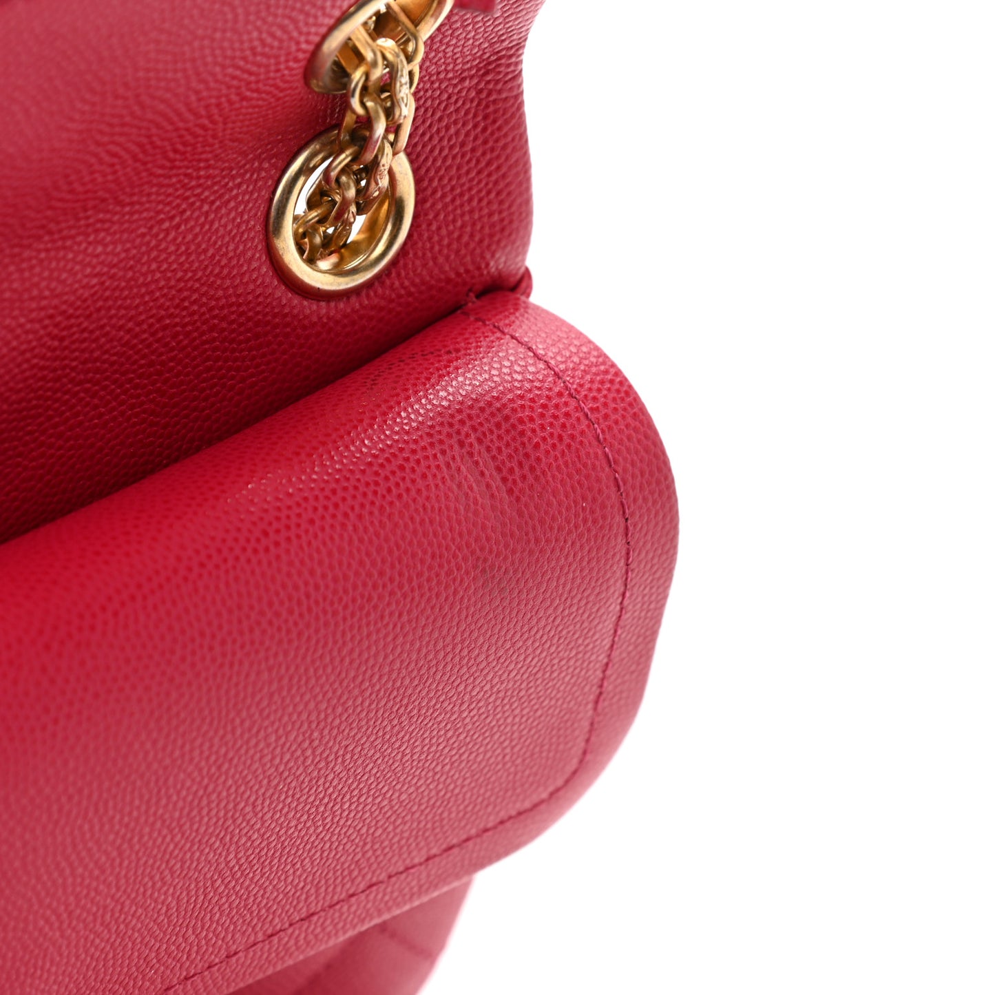 Caviar Quilted 2.55 Reissue 224 Flap Dark Pink