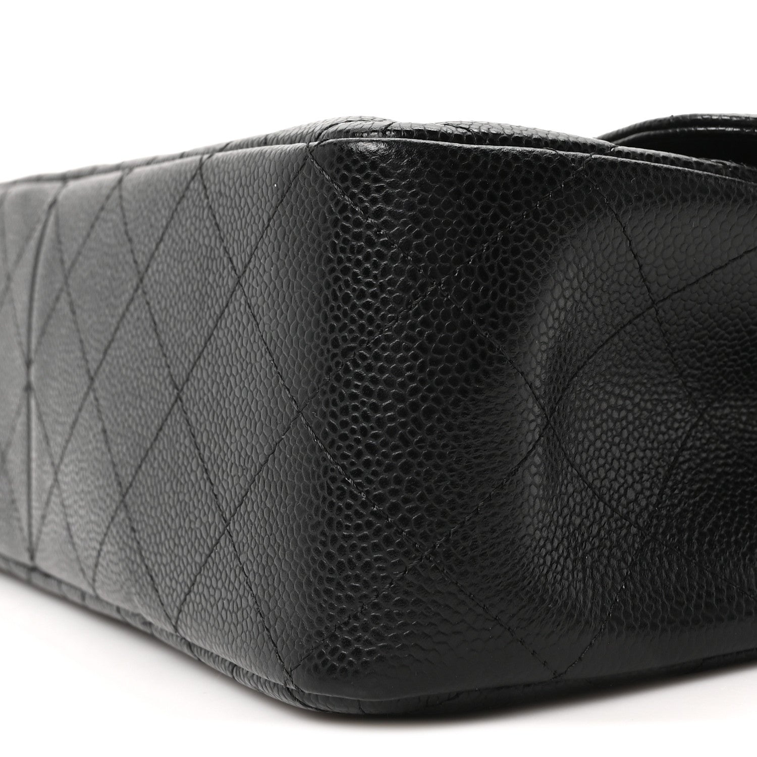 Chanel Caviar Quilted Jumbo Double Flap Black 10 of 11