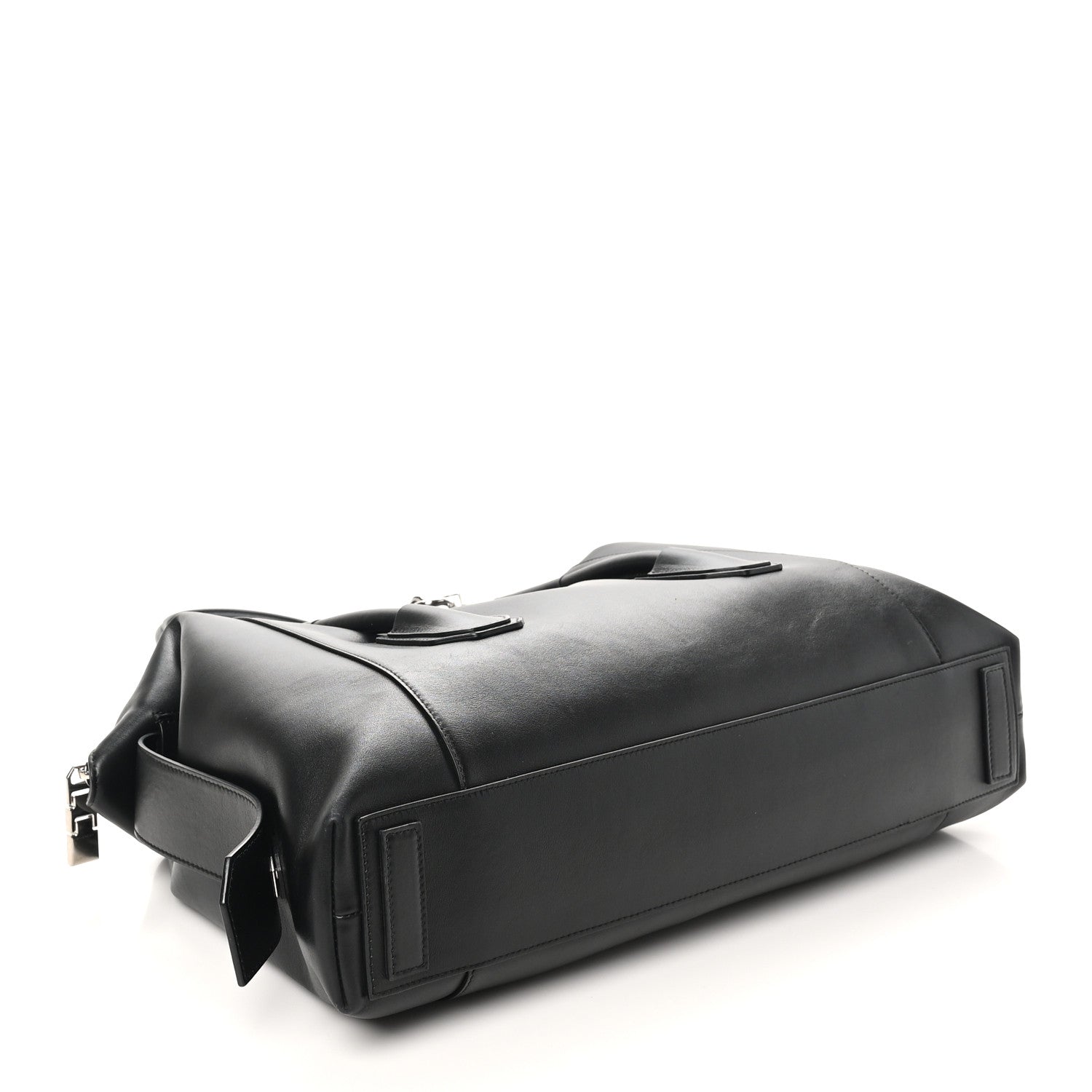 Givenchy Smooth Calfskin Medium Antigona Soft Lock Duffle Bag Black 4 of 9