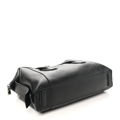 Givenchy Smooth Calfskin Medium Antigona Soft Lock Duffle Bag Black 4 of 9