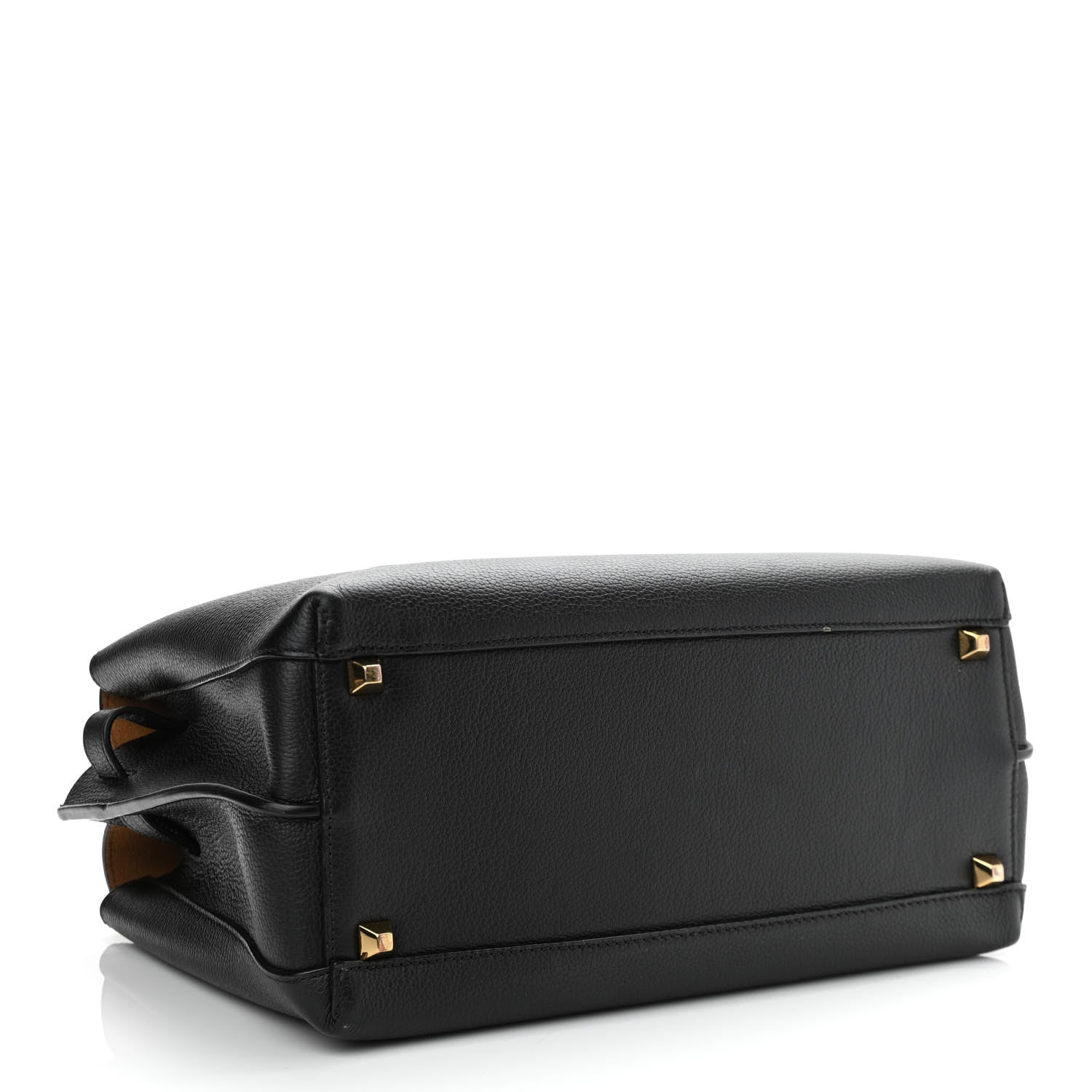 MCM Grained Calfskin Medium Milla Tote Black 4 of 11