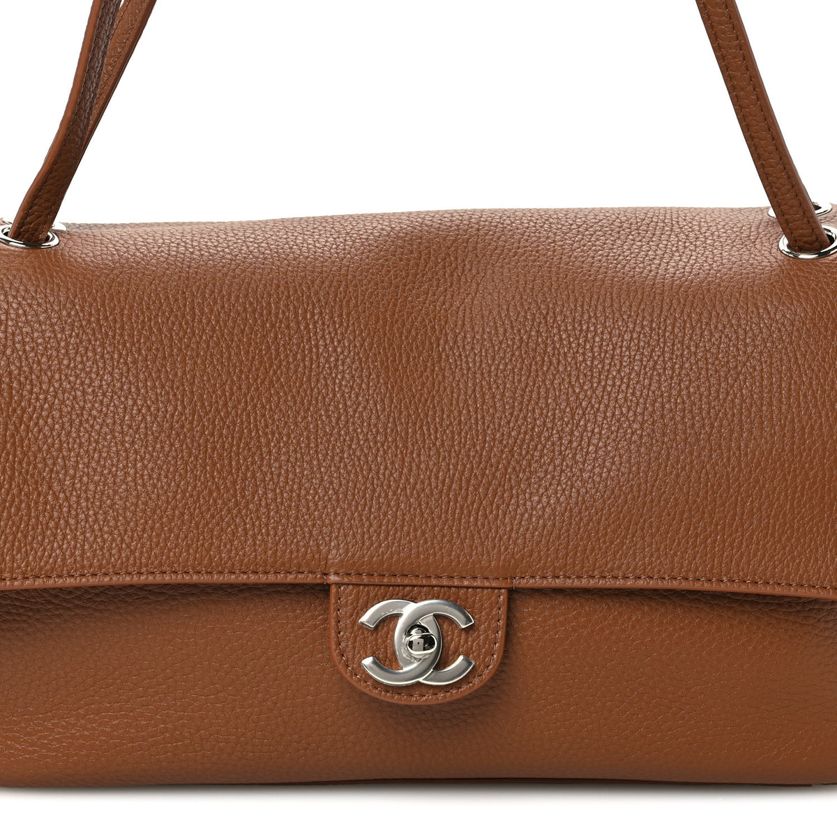 Chanel Grained Calfskin Small Souplissimo Maxi Flap Camel 8 of 11