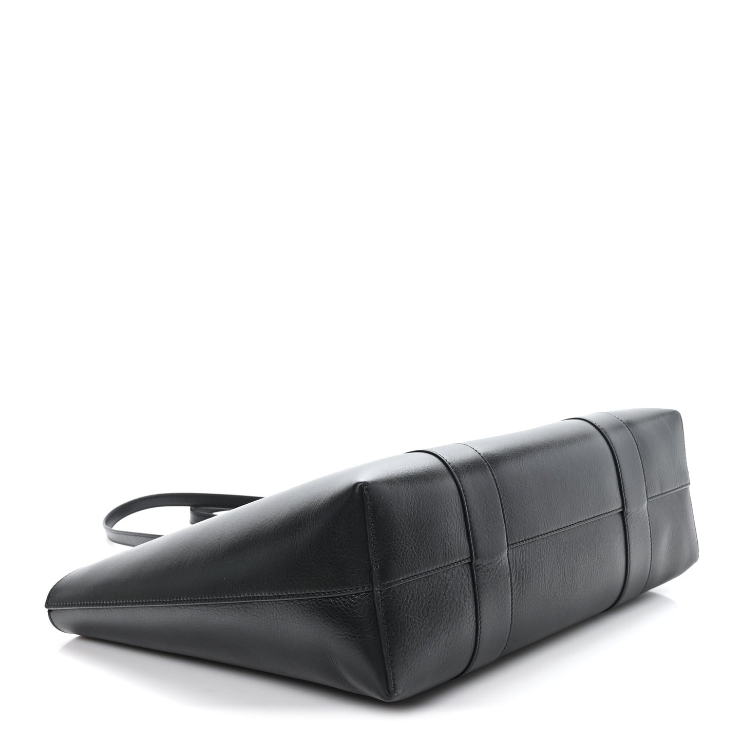 High Shine Grain Bayswater Tote Black